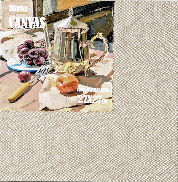 ▲사진: 최인호, artist canvas still life 10, 2025, oil on jute, 27x27cm. 출처: 고운(GOUN)